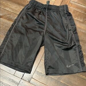 Nike boys Charcoal Patterned Athletic Shorts
